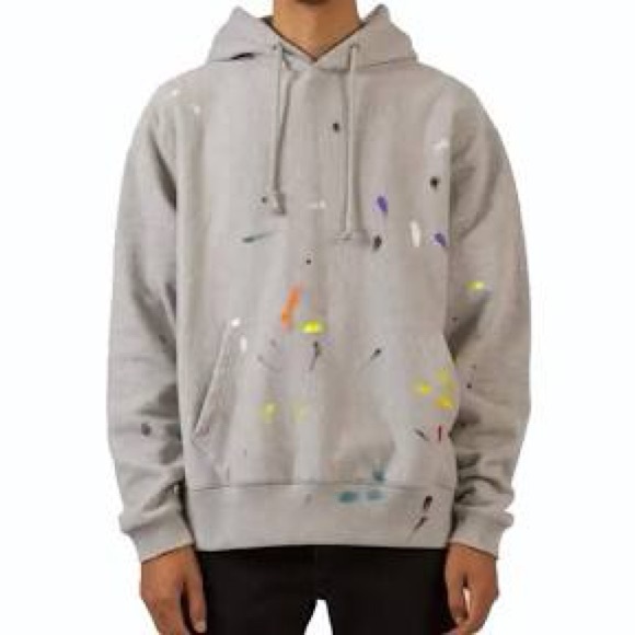 MNML Grey Painters Hoodie - Picture 3 of 7